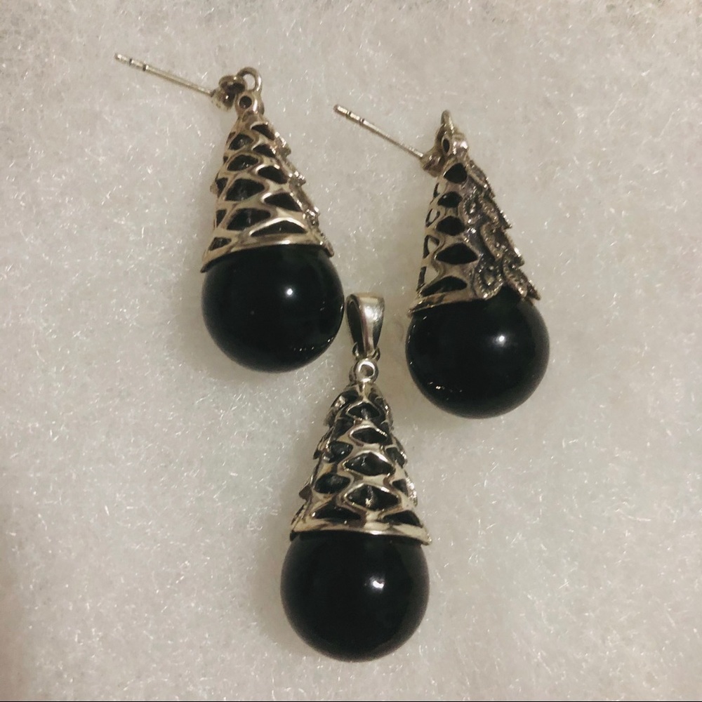 925 Sterling Silver/Marcasite